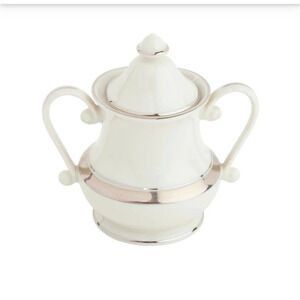 Pickard Ultra-White Geneva Sugar Dish and Cover Pickard China